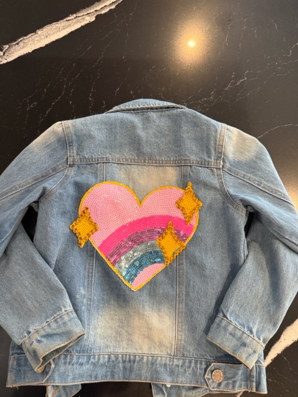 Lola + The Boys Light Blue Washed Denim Jacket for Kids